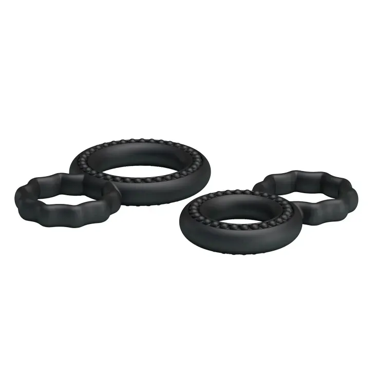 baile-cock-rings-zestaw-pierscien-uciskowych-czarne-stan-nowy