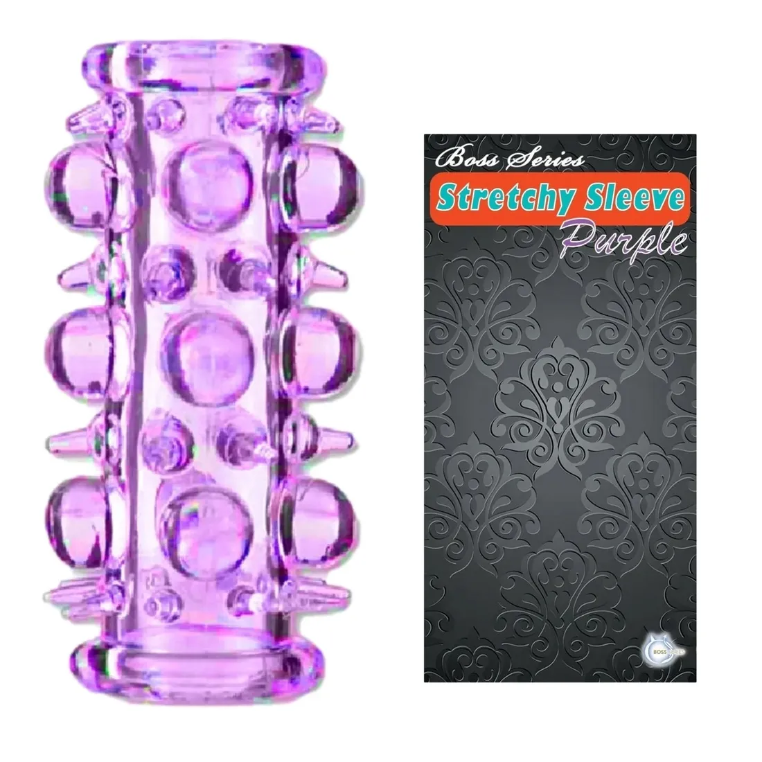 boss-series-stretchy-sleeve-purple-stymulujaca-nakladka-na-penisa-z-wypus-stan-nowy