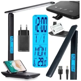 lampka-biurkowa-led-zegar-budzik-termometr-3-barwy-oswietlenia