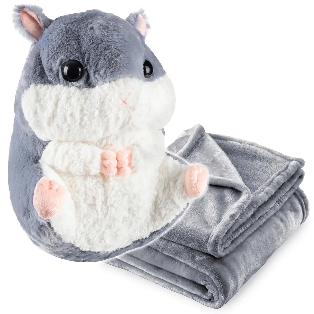 maskotka-chomik-gotel-szary-pluszowy-z-kocykiem-50-cm-160x110-cm