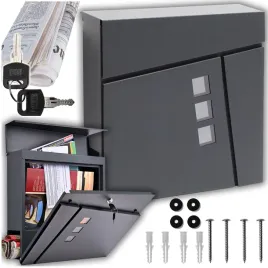 skrzynka-na-listy-wrzutnia-z-gazetnikiem-gotel-szary