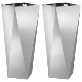 donica-2-pcs-srebrny-30-x-30-x-75-cm-stal-galwanizowana