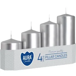 swieca-stopniowana-bispol-11-33h-7-13cm-sw50-4-srebrny-metalik-4szt