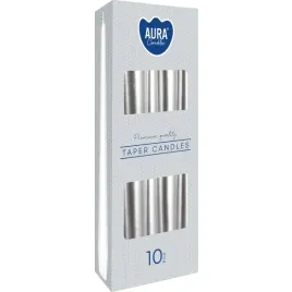 swieca-stolowa-stozek-bispol-7h-245cm-s30-271-srebrny-metalik-10szt