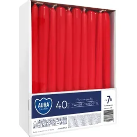 swieca-stolowa-stozek-bispol-7h-245cm-s30-40-czerwona-40szt