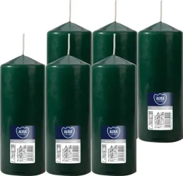 swieca-walec-bispol-48h-15cm-sw60-150-butelkowa-zielen-6szt