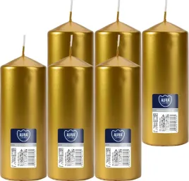 swieca-walec-bispol-48h-15cm-sw60-150-zloty-metalik-6szt