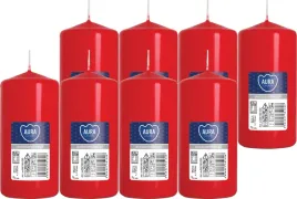 swieca-walec-bispol-20h-10cm-sw50-100-czerwona-8szt