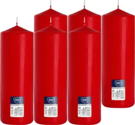 swieca-walec-bispol-160h-25cm-sw80-250-czerwona-6szt