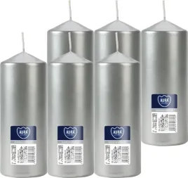 swieca-walec-bispol-48h-15cm-sw60-150-srebrny-metalik-6szt