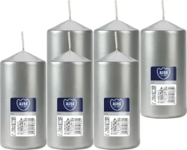 swieca-walec-bispol-38h-12cm-sw60-120-srebrny-metalik-6szt