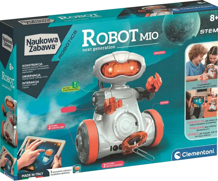 robot-zdalnie-sterowany-programowanie-robot-mio-nowa-generacja-clementoni-marka-clementoni