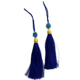 chwost-z-koralikiem-zlotym-szafirowy-12-cm