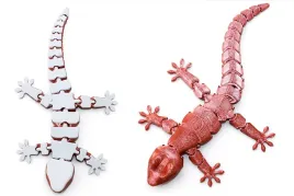 ruchomy-gekon-figurka-drukowana-pla-elastyczna-dekoracyjna-kolor-miedziany