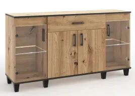komoda-z-witrynami-i-szuflada-p3-160cm-dab-artisan