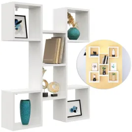 polka-wiszaca-scienna-regal-ksiazki-100x82-biala