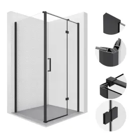 kabina-prysznicowa-90x90-cm-kwadratowa-uchylna-czarna-ze-wspornikiem-szklo