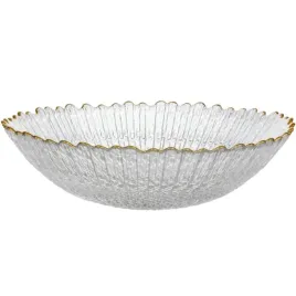 miska-szklana-25-cm-zloty-pasek-florina-vera-salaterka
