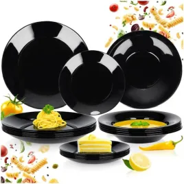 komplet-zestaw-serwis-obiadowy-talerze-18el-6-osob-czarne-na-prezent