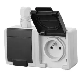 aquant-2k-gniazdo-podwojne-n-t-ip65-szare-5042-65