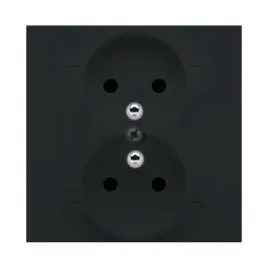 simon-10-gniazdo-podwojne-z-u-monoblok-czarny-mat