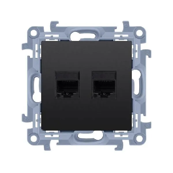 simon-10-gniazdo-komputer-2xrj45-kat-6-czarny-mat-typ-gniazda-gniazdo
