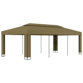 altana-ogrodowa-3x6m-kolor-taupe-stal-malowana-proszkowo