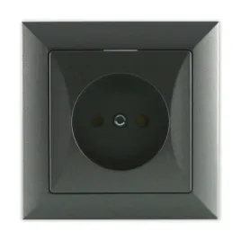 opal-gniazdo-gniazdko-pojedyncze-kontakt-grafit