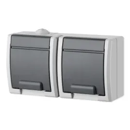 aquant-gniazdo-podwojne-n-t-ip55-szare-1242-10