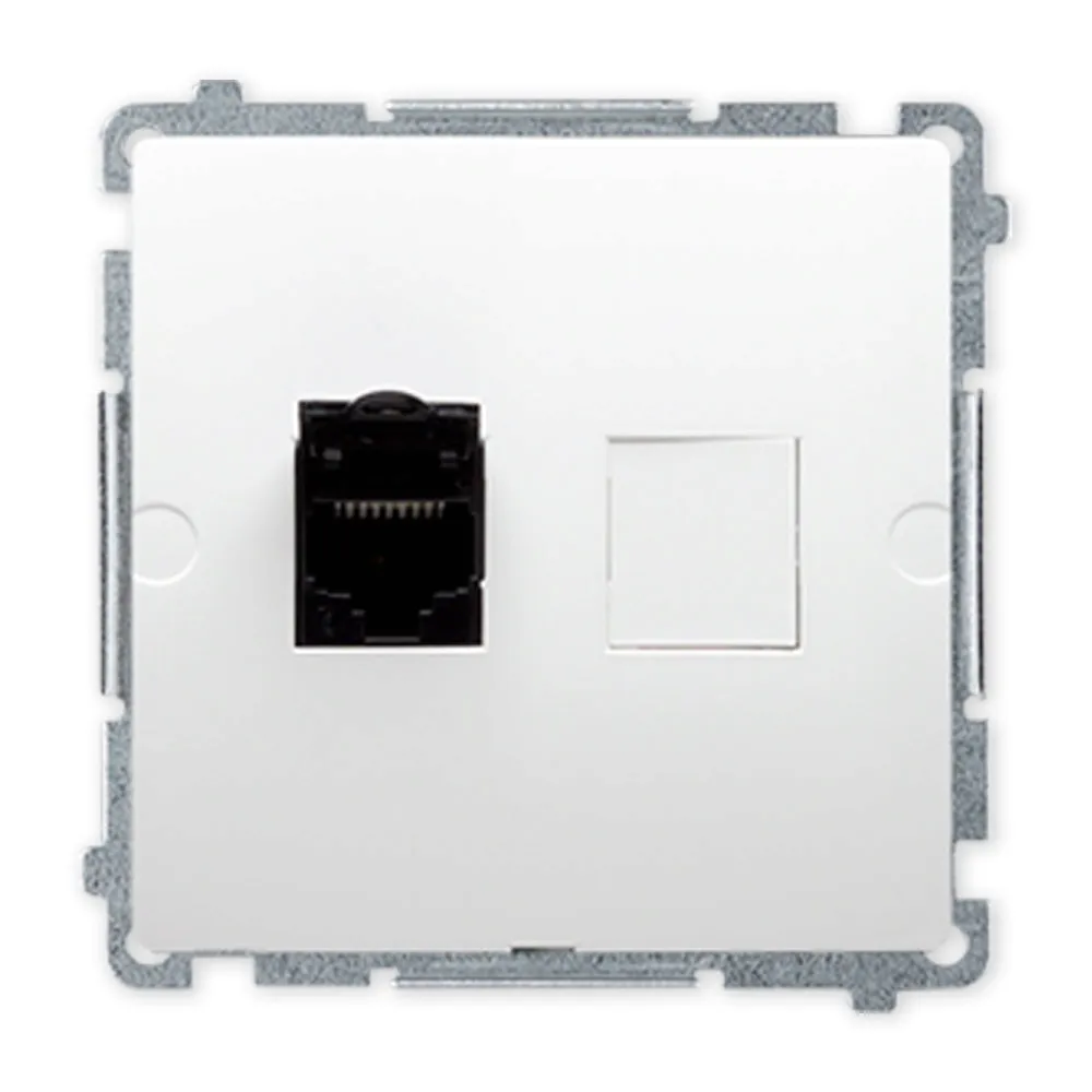 simon-basic-gniazdo-komputerowe-1x-kat6-rj45-biale