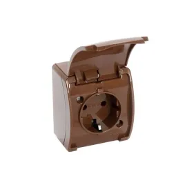 koala-gniazdo-pojedyncze-hermetyczne-schuko-ip44-brazowe-181-02