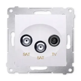 kontakt-simon-54-gniazdo-antenowe-rtv-sat-sat-bial