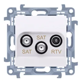 kontakt-simon-10-gniazdo-antenowe-rtv-sat-sat-bial