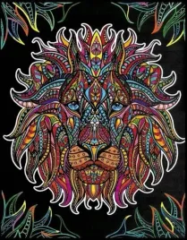 kolorowanka-welwetowa-47x35-lew