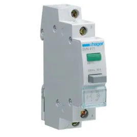 hager-przycisk-sterowniczy-1no-led-zielona-16a-230vac-svn411