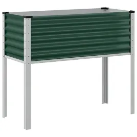 donica-ogrodowa-zielona-100x45x90-cm-stalowa