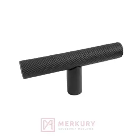 Zdjęcie produktu GAŁKA MEBLOWA RELING LUXURY PRĄŻKOWANA CZARNY T 65