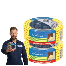 tasma-malarska-papierowa-klejaca-blue-dolphin-3-dni-odporna-48mm-x-50m-2szt