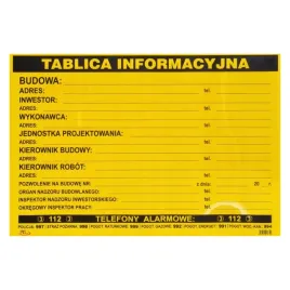tablica-informacyjna-budowlana-mala-500-x-700-mm-zolta-bhp-budowa-pcv