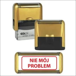 zlota-pieczatka-nie-moj-problem-gadzet-prezent-na-swieta