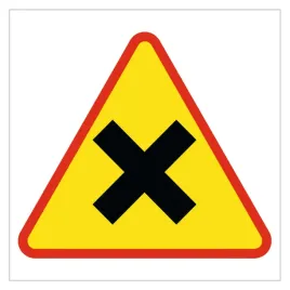 znak-drogowy-skrzyzowanie-drog-grube-pcv5-format-40x40cm