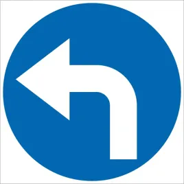 znak-drogowy-nakaz-skretu-w-lewo-grube-pcv3-format-30x30cm