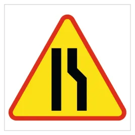 znak-drogowy-a-12b-zwezenie-jezdni-prawostronne-grube-pcv3-format-60x60cm