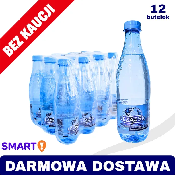  Woda Leżajsk Alkaliczna Niegazowana BEZ KAUCJI 12x0,5L