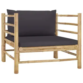 sofa-ogrodowa-z-ciemnoszarymi-poduszkami-bambusowa