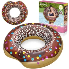 bestway-duze-dmuchane-kolo-do-plywania-brazowy-paczek-107cm-36118