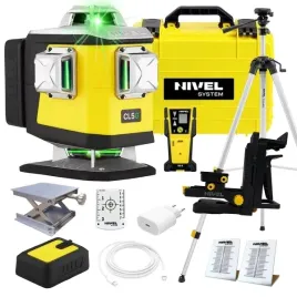 laser-krzyzowy-zielony-4x360-ze-spadkami-nivel-system-cl5g-statyw-czujnik