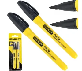 marker-permanentny-czarny-stanley-2-szt