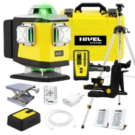 laser-krzyzowy-zielony-4x360-ze-spadkami-nivel-system-cl5g-statyw-czujnik