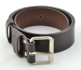 pas-wojskowy-skorzany-brazowy-z-jednym-bolcem